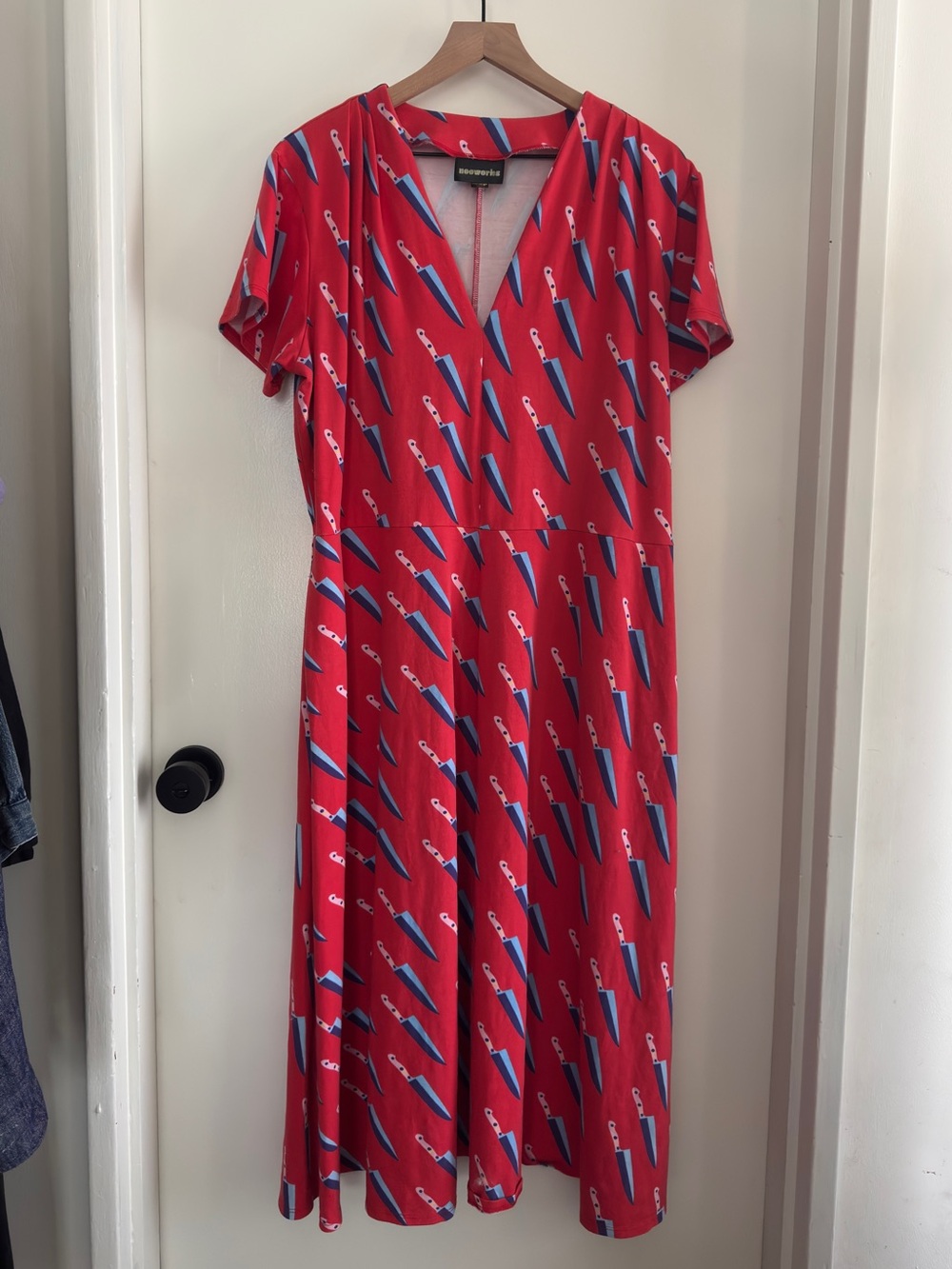 NOOWORKS Greta dress in knives XXXL